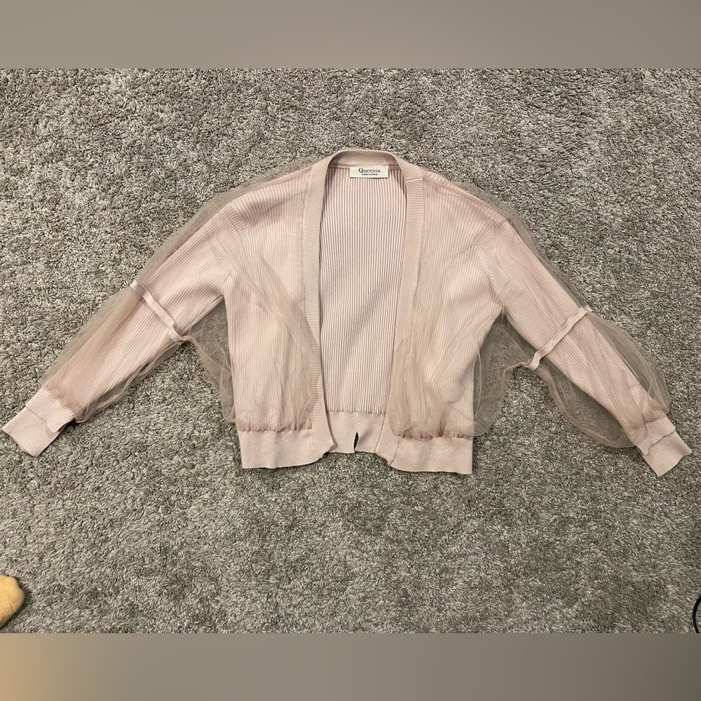 Queenia Cardigan Sweater pink Wool blend